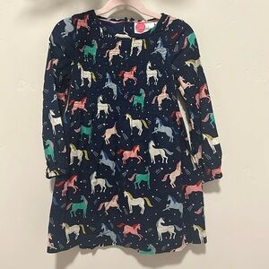 Mini Boden smocked unicorn dress